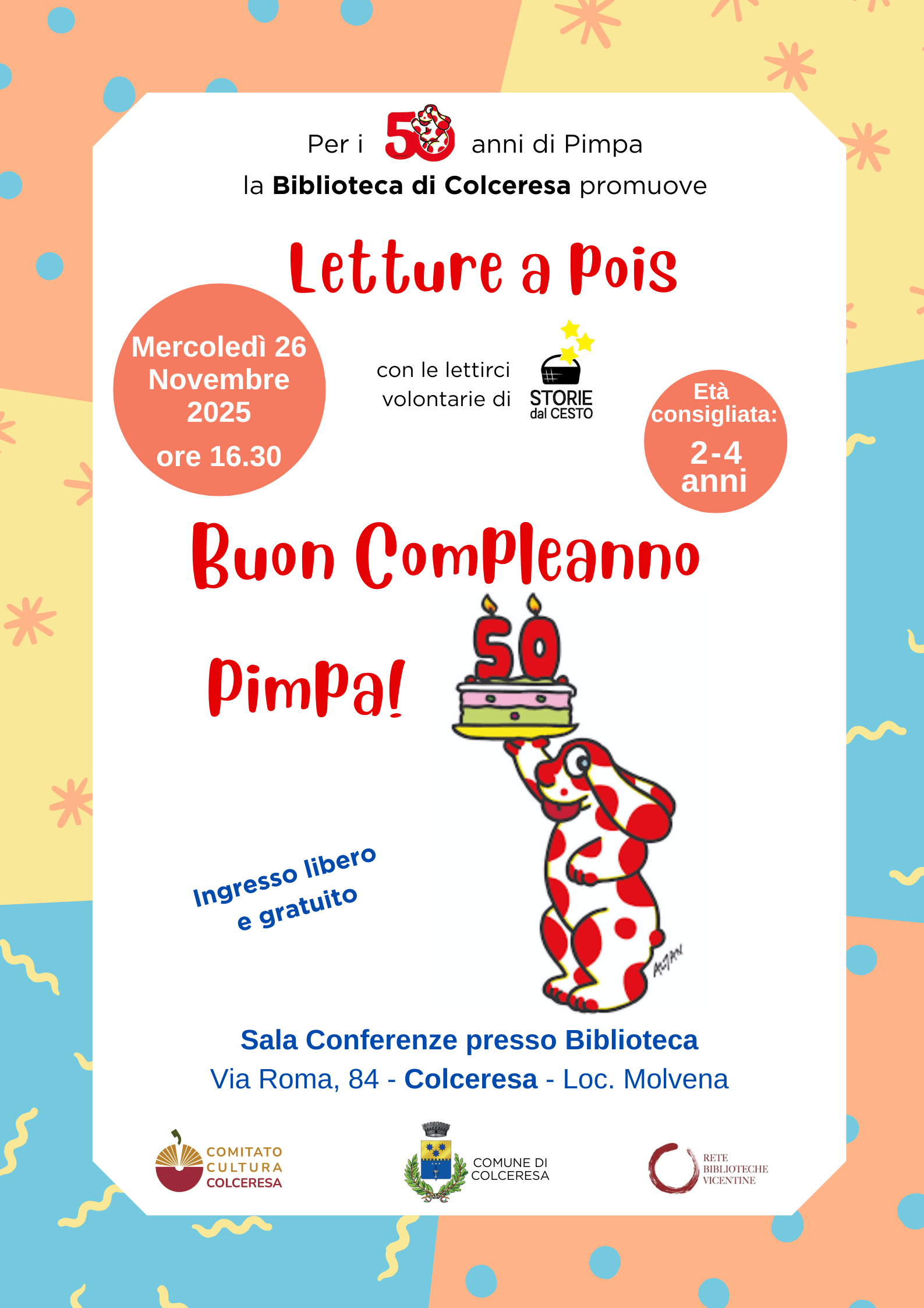 Lettura Buon compleanno Pimpa