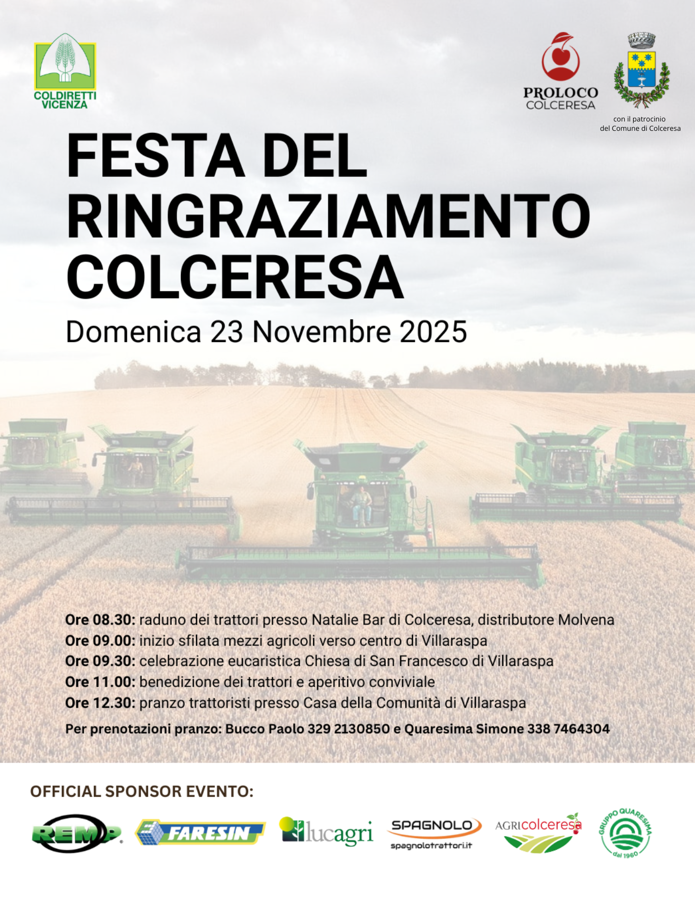 Festa del Ringraziamento 2025