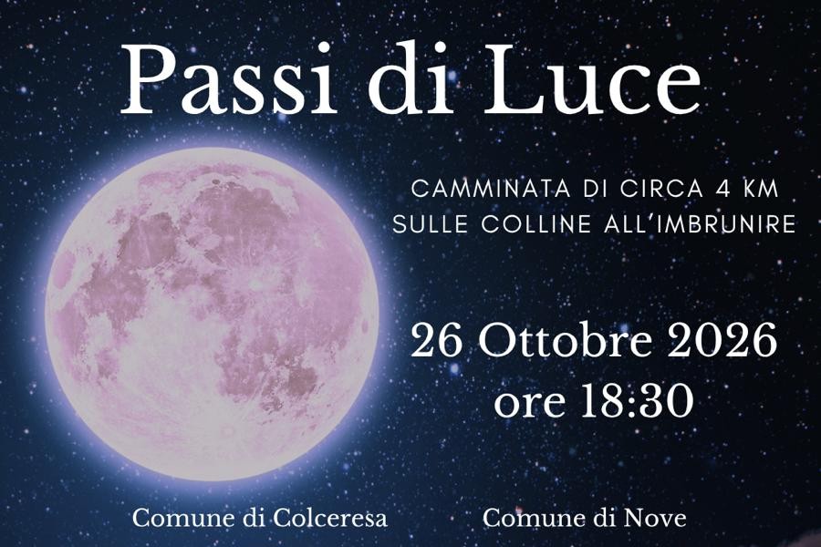 passi di luce 2026cover